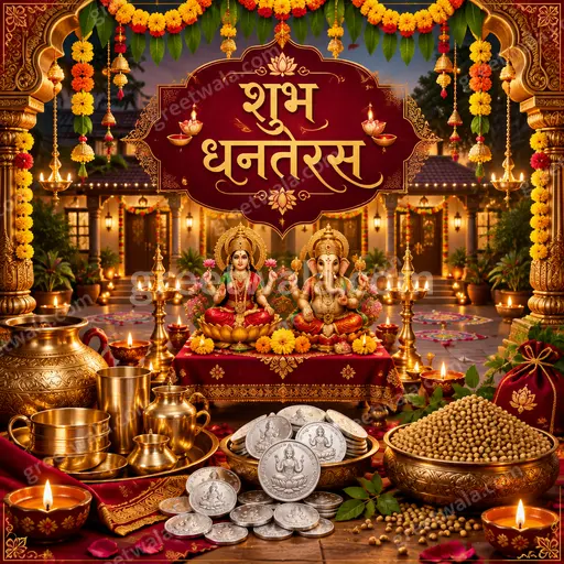 dhanteras greeting — शुभ धनतेरस