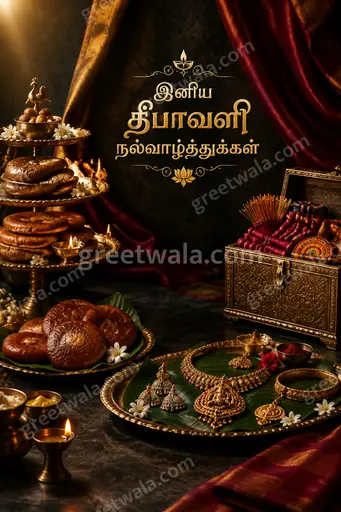 Luxurious golden diyas glow against deep maroon silk, radiating festive warmth, elegance, and joyful Diwali blessings.