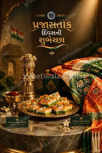republic_day greeting — પ્રજાસત્તાક દિવસની શુભેચ્છા