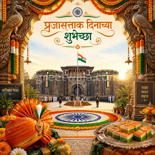 republic_day greeting — प्रजासत्ताक दिनाच्या शुभेच्छा