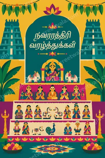 sharad_navratri greeting — நவராத்திரி வாழ்த்துக்கள்